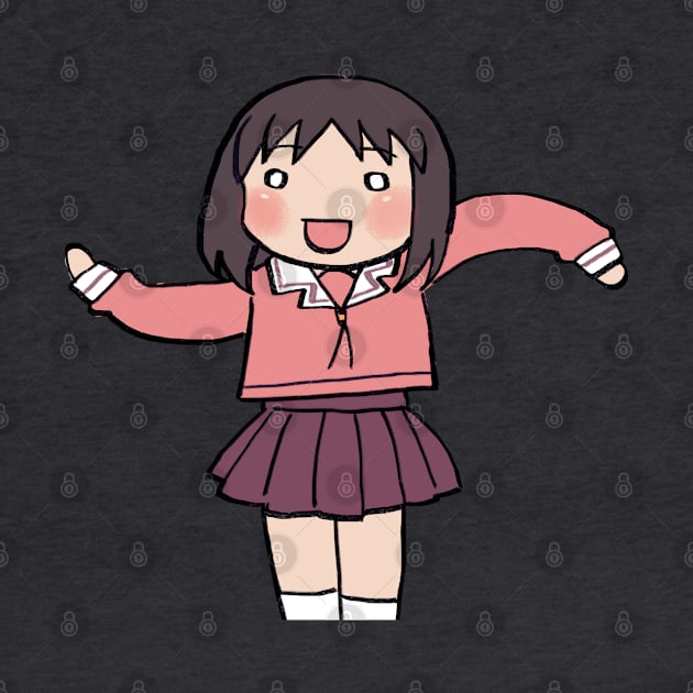 osaka doing the wavy hands / azumanga daioh by mudwizard